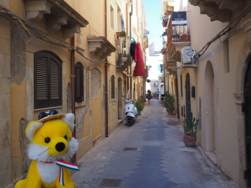 in der Altstadt von Syracuse 