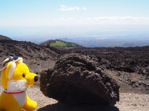 am Ätna ... hoch interessant, superwindog, und hübsch kalt 